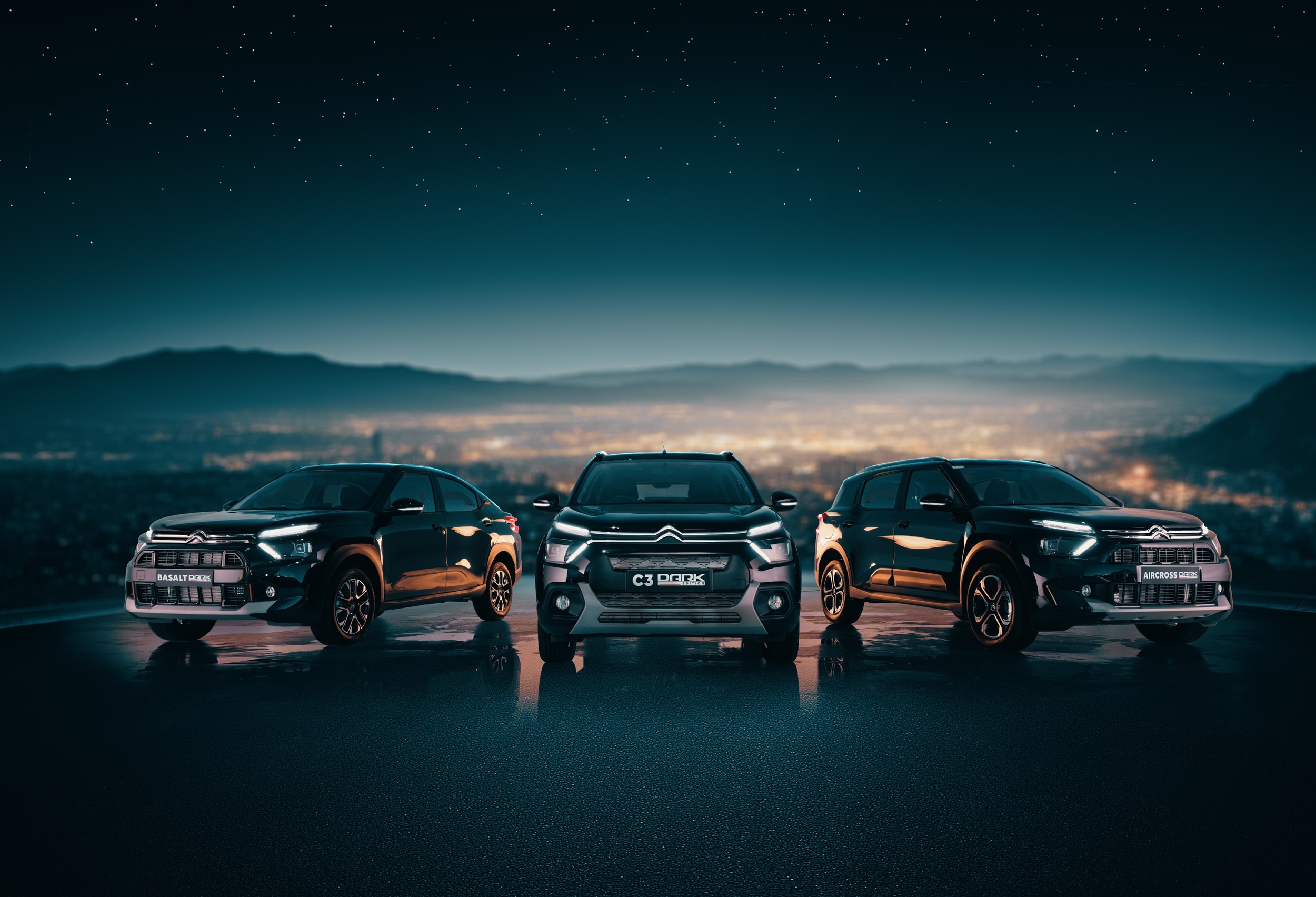 Citroen Unveils Dark Edition for C3, Aircross and Basalt SUV Coupe